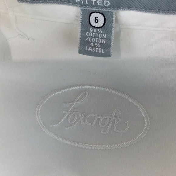 Foxcroft non-iron button down long sleeves shirt - Picture 4 of 4